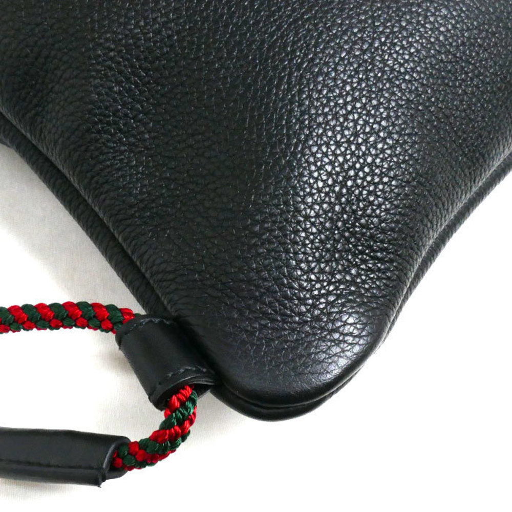 Gucci Drawstring Backpack Sherry Line Black - image 4